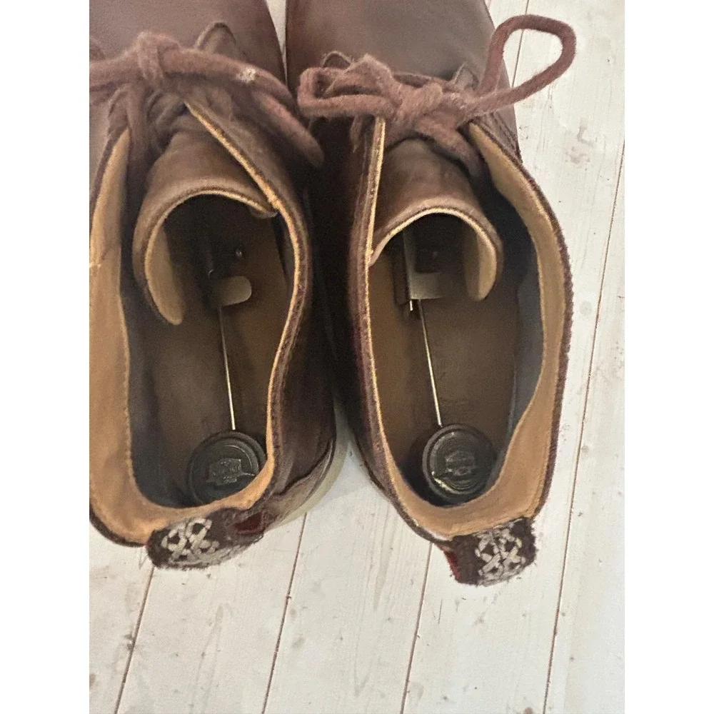 UGG Men's Freamon Waterproof Chukka Boots Brown Leather Lace Up Men's Size 12